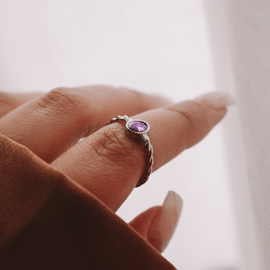 Anel Diana Roxo - SWIFT DELUX